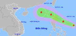 Áp thấp nhiệt đới di chuyển rất nhanh, dự báo thành bão rất mạnh