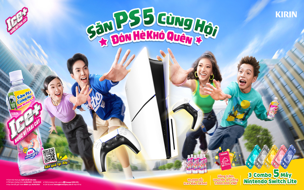 Chai Ice+ khuấy đảo cả mùa hè: Hội bạn trẻ “vỡ òa” khi PS5, Nintendo chính thức về tay!