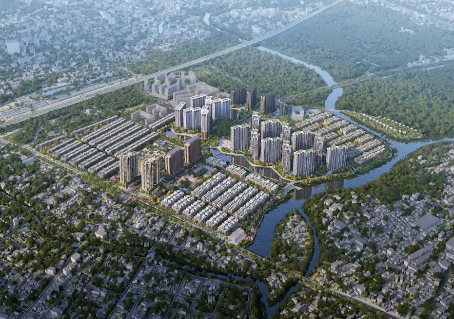 An aerial view of a cityAI-generated content may be incorrect.