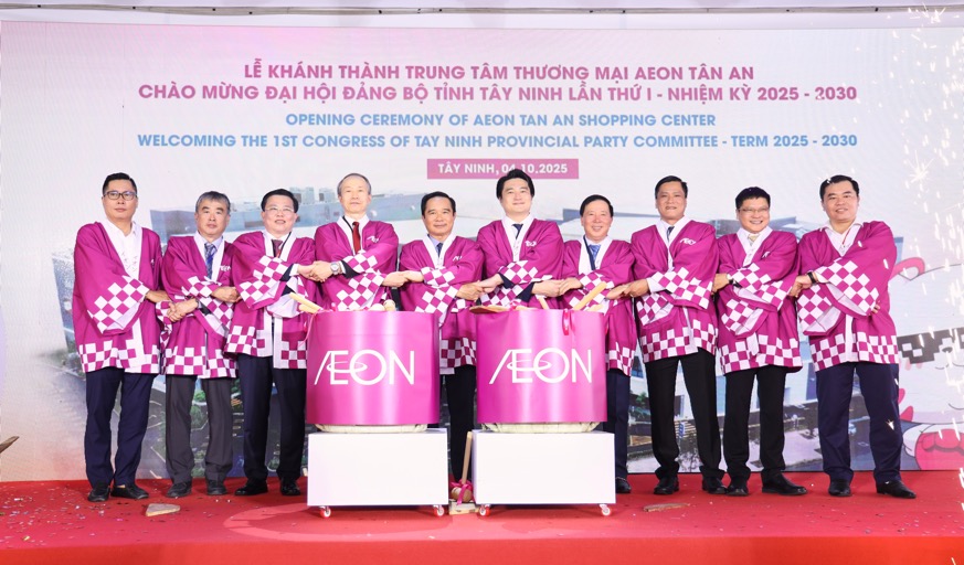 LỄ KHÁNH THÀNH AEON TÂN AN TRUNG TÂM THƯƠNG MẠI THỨ 8 CỦA TẬP ĐOÀN AEON TẠI VIỆT NAM