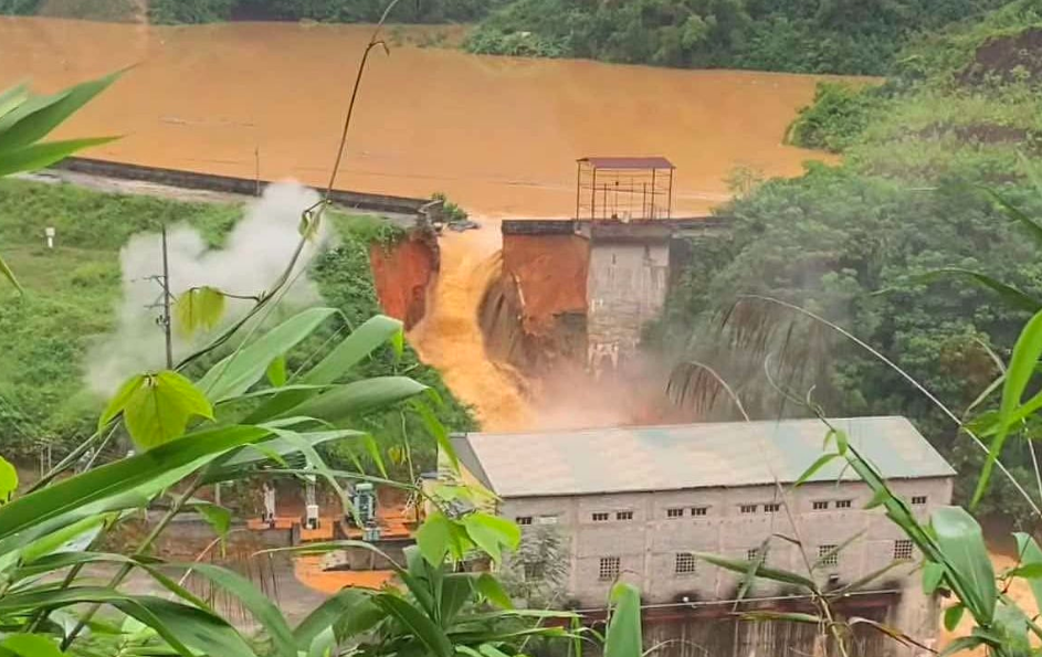 Vỡ đập thủy điện Bắc Khê 1 ở Lạng Sơn