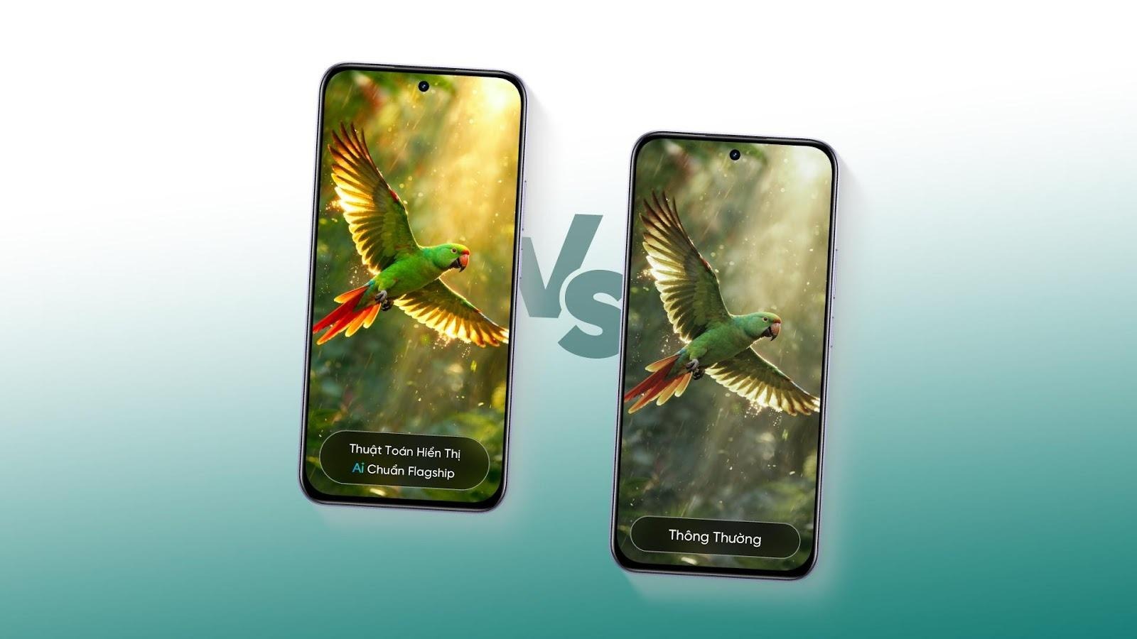 A couple of cell phones with a picture of a birdAI-generated content may be incorrect.