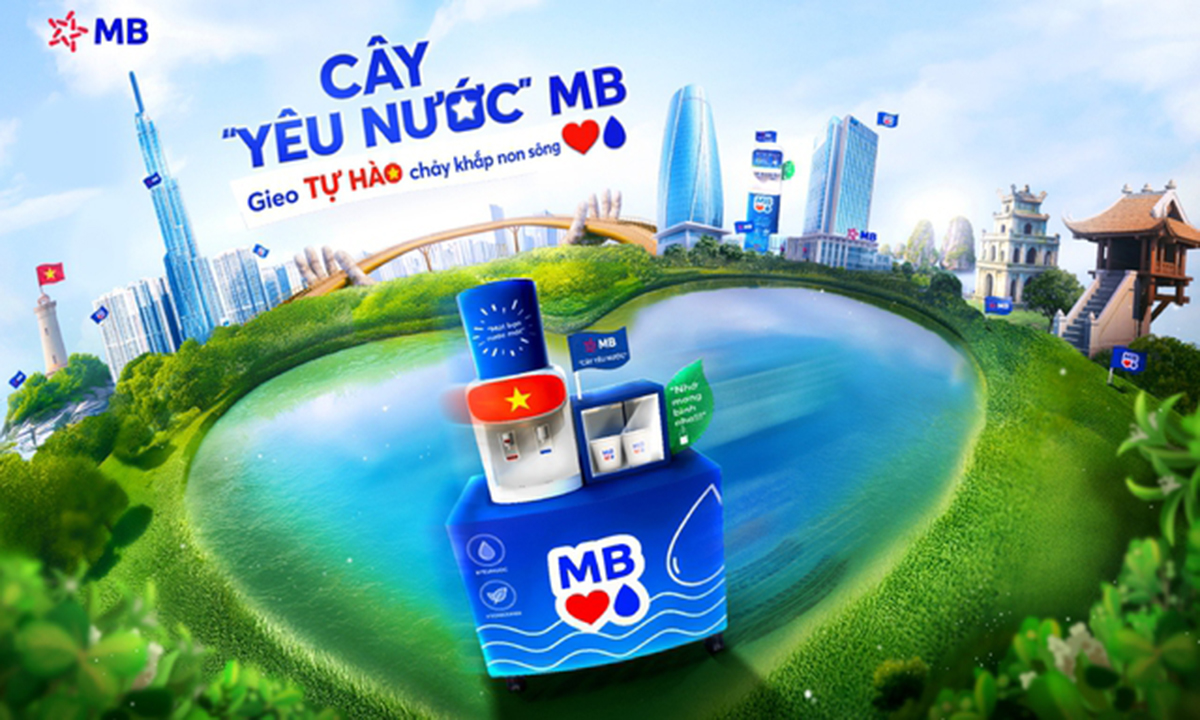 “Cây Yêu Nước” phủ xanh hơn 300 chi nhánh MB: Gieo tự hào chảy khắp non sông