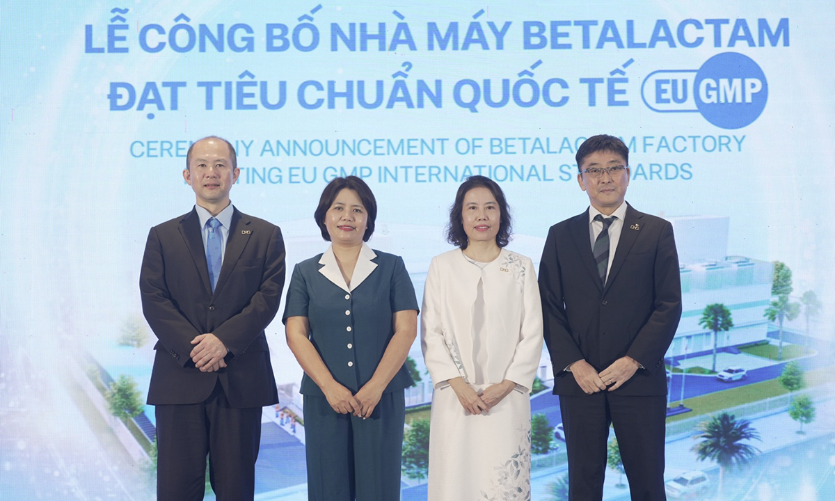 DHG Pharma công bố nhà máy Betalactam đạt tiêu chuẩn quốc tế EU-GMP