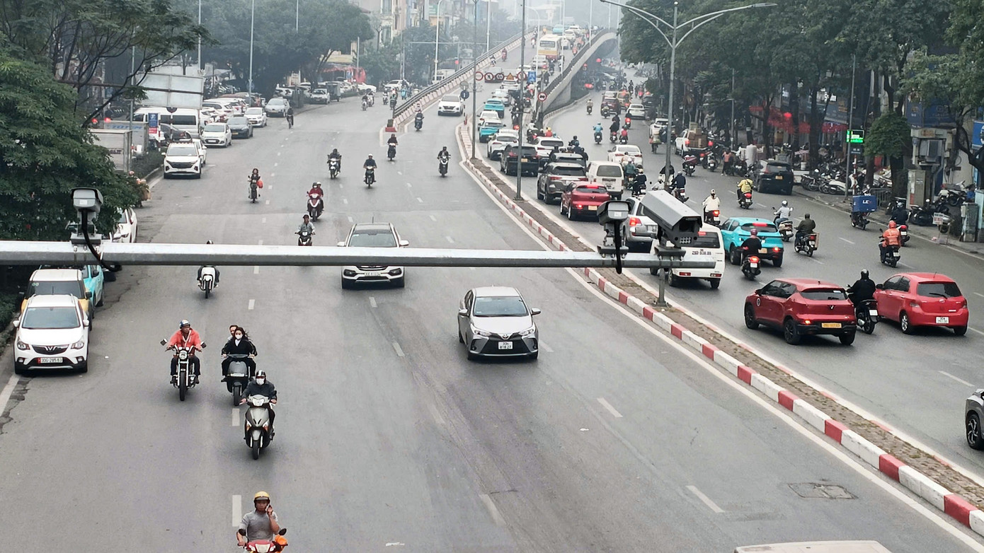 Đêm trắng tại 'bộ não' giao thông của Thủ đô