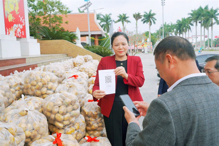 Lãnh đạo xã ở Hưng Yên livestream bán 4,5 tấn khoai tây giúp dân