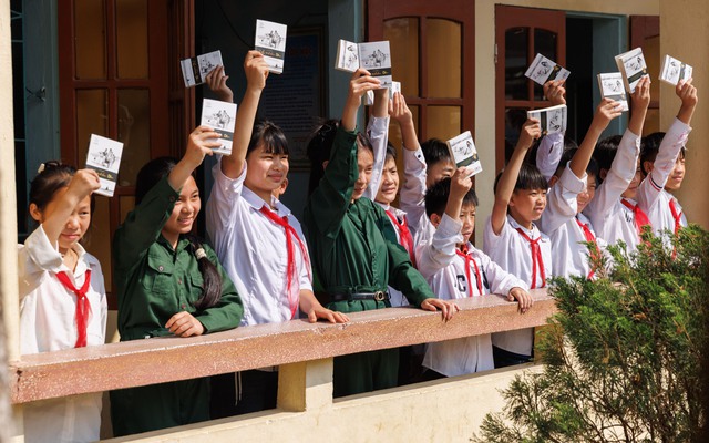 Hành trình Từ Trái Tim nơi địa đầu Tổ quốc: Những cuốn sách thắp lên khát vọng vượt núi của học sinh vùng cao Hà Giang