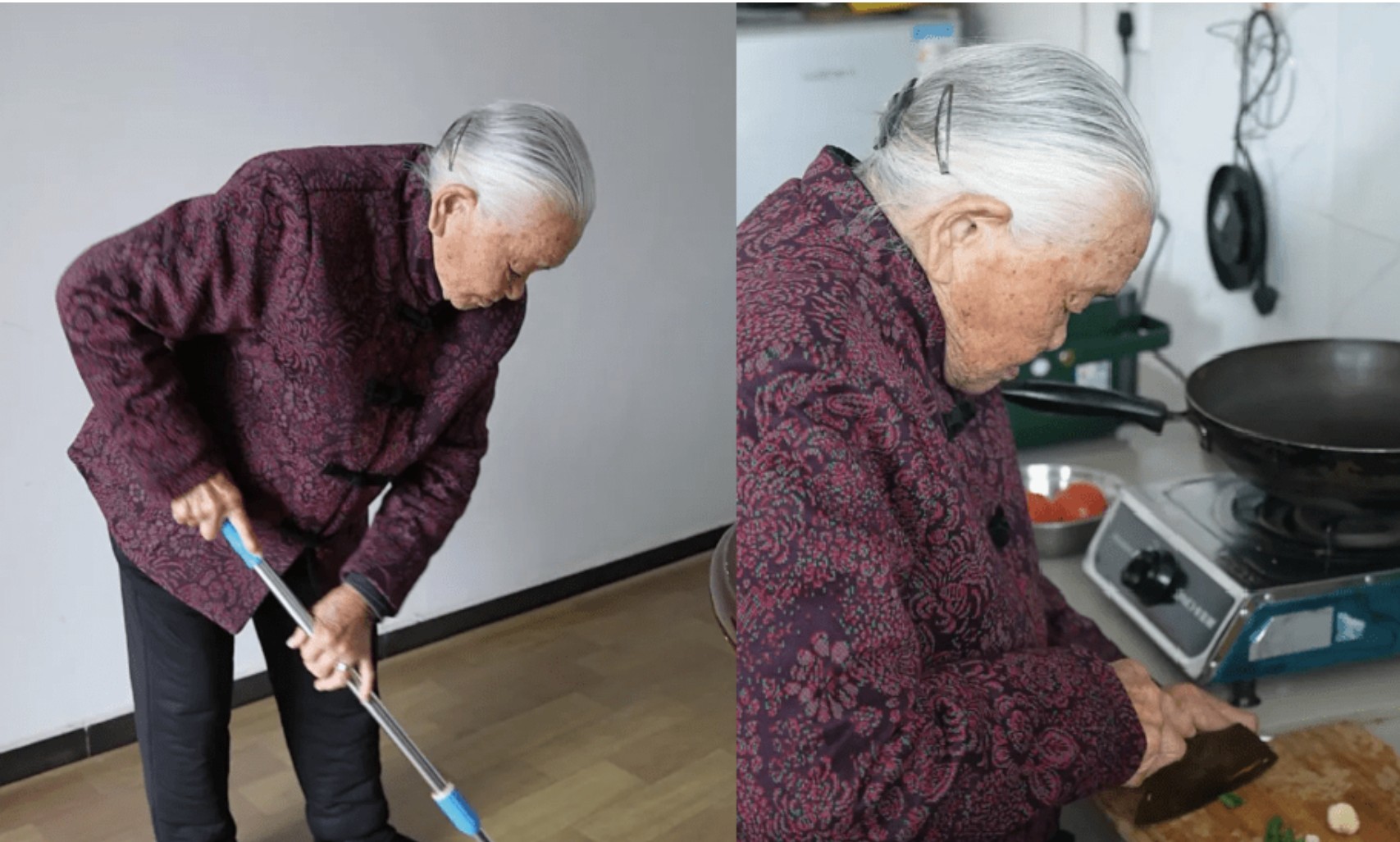 Cụ bà 104 tuổi trí tuệ vẫn minh mẫn, răng chắc như kim cương, sống thọ nhờ đam mê nấu ăn