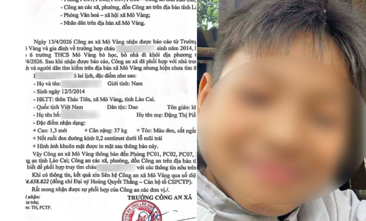 Lời khai của người cha trong vụ con trai mất tích, thi thể bị chôn trên đồi