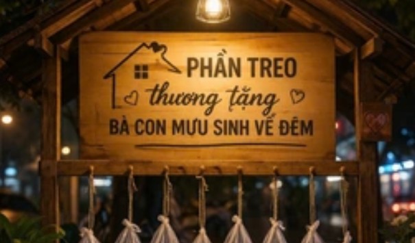‘Cơm treo’ nửa đêm giữa phố ấm lòng những phận đời mưu sinh